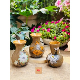 Lọ hoa gốm sứ/ lọ hoa mini vẽ