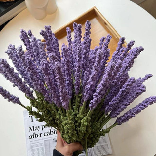 Sỉ 10 hoa len handmade nhiều màu