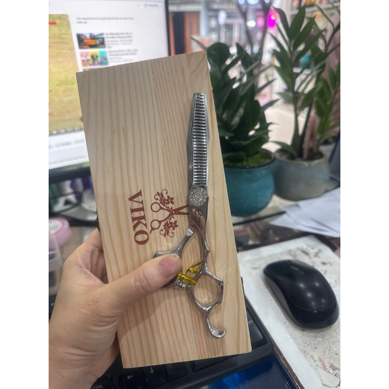 Bộ kéo cắt Tóc Chuyên nghiệp  VIKO tặng bao Da