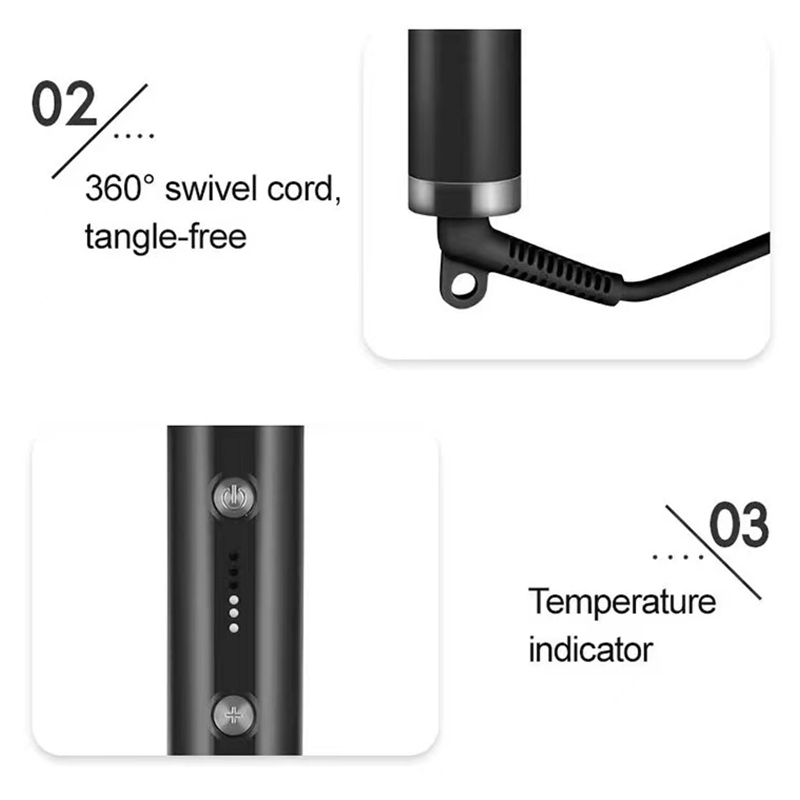 Lược Điện Chải Thẳng Padabanic 9688 Với Máy Sấy Tóc Hai Chiều Nóng Lạnh Phát Sáng Ion Xanh