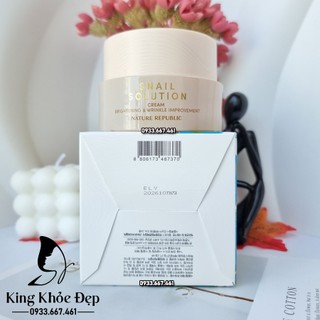 Kem Dưỡng Da Nature Republic Snail Solution Cream