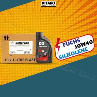 Thùng nhớt fuchs silkolene 10w40, 10w30, 5w40 sản xuất tại anh