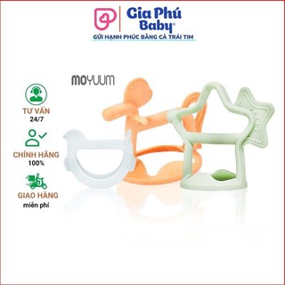 Gặm Nướu Silicon Moyuum chính hãng cho bé ( Hình Ngựa/Sao/Gà/Chim ) cho bé từ 3m+ đảm bảo chất lượng
