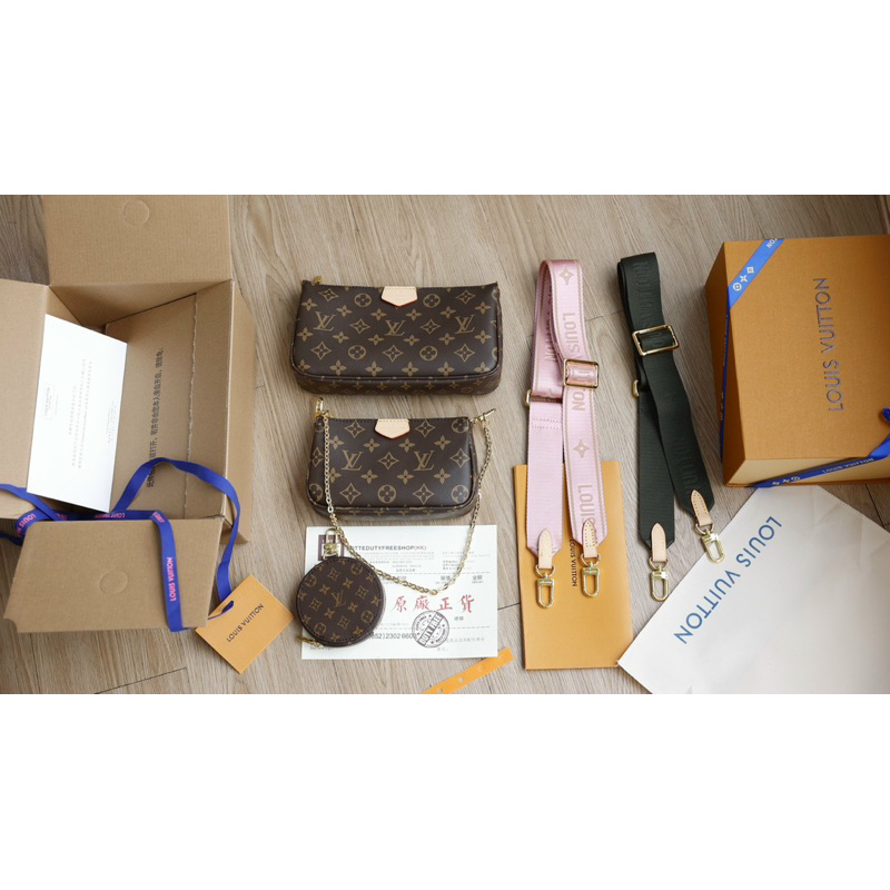Túi đeo chéo LV Pochette 2 quai đeo bản super fullbox