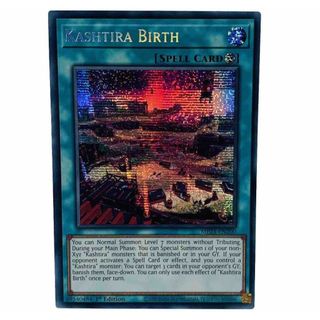 Lá bài thẻ bài Yugioh Kashtira Birth - super secret Rare - Tặng bọc bài nhựa bảo quản