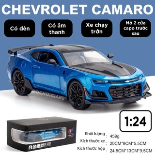 Mô hình xe Chevrolet Camaro Transformer Bumblebee tỉ lệ 1:24 Chezhi OT332