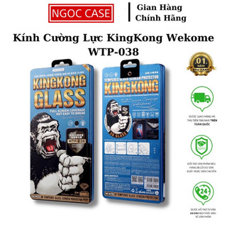 Kính Cường Lực KingKong Chống Vỡ Viền Full Màn trong suốt WEKOME WTP-038 Chống Vỡ Viền