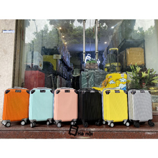 Vali kéo kẻ sọc size 16inch nhỏ gọn thời trang tiện lợi