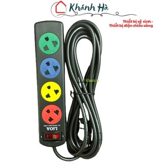 Ổ cắm điện lioa 4 ổ dây 3m có công tắc 4tsn