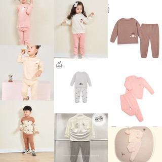 [LAPOMME sale] Bộ đồ dài mỏng mềm cho bé trai bé gái hãng la pomme link3
