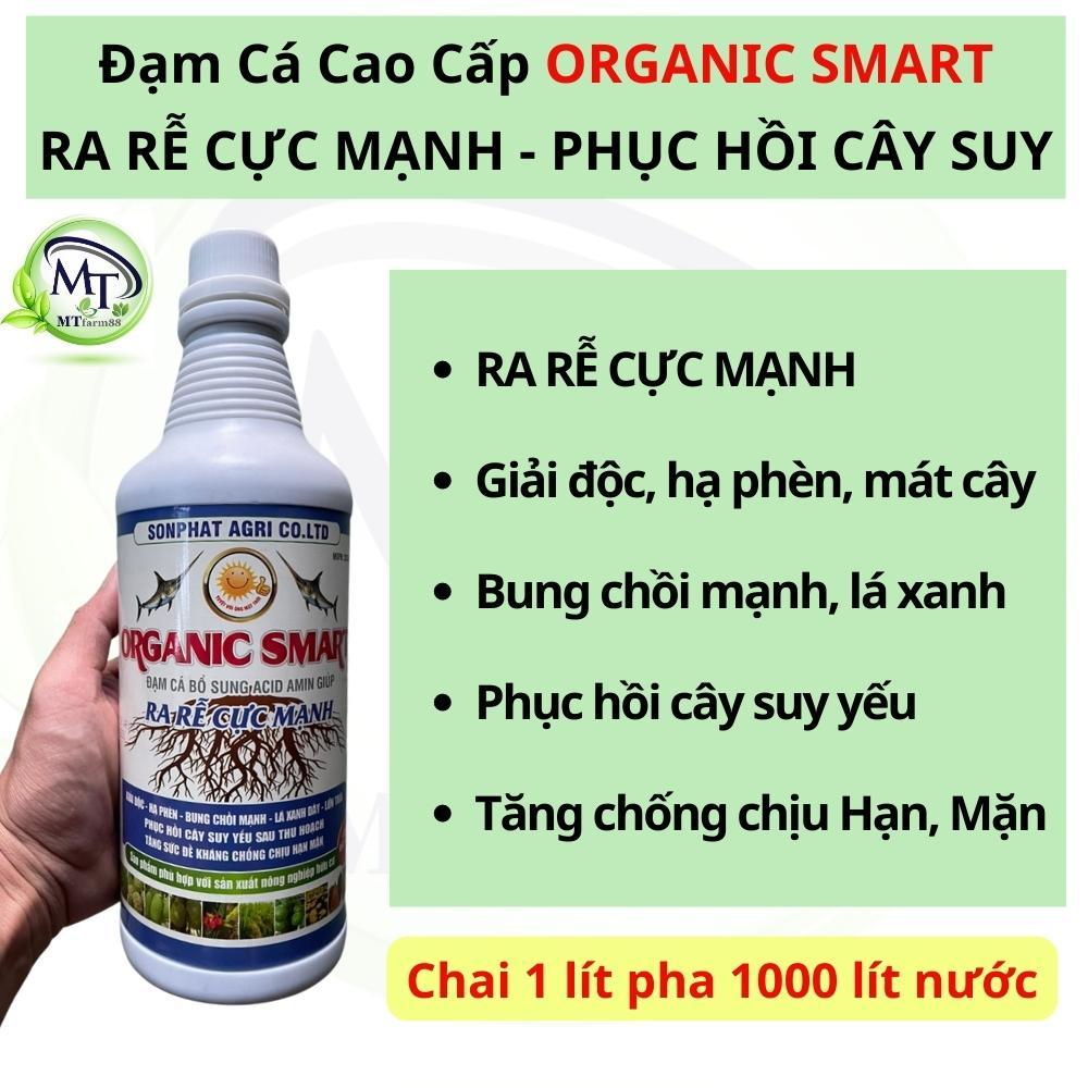 [10 Chai] Kích Rễ Cực Mạnh - Phục Hồi Cây Suy - ORGANIC SMART 1 Lít -