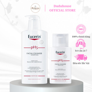 Sữa rửa mặt Eucerin Facial Cleanser PH5 Sensitive Skin Cho Da Nhạy Cảm 400ml Duduhouse