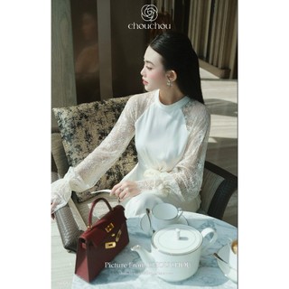 SET LỤA TAY REN- CHOUCHOU