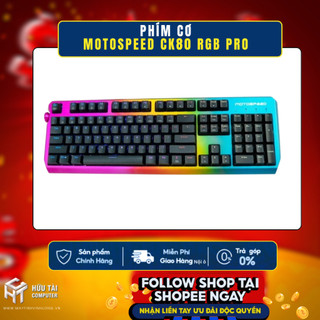 Bàn phím cơ motospeed ck80 rgb pro gaming