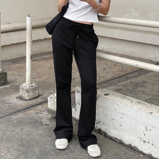 Reda - quần lưng thun ống loe vải nỉ chân cua nie long pants