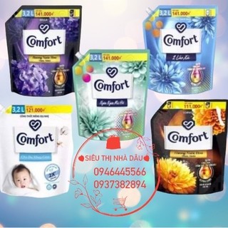 Nước xả vải Comfort túi 3,2 lít