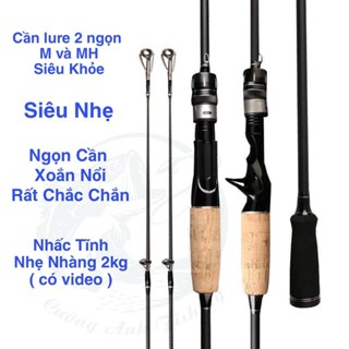 Cần Câu Lure 2 Khúc Koi Garp Có 2 Ngọn M-MH Siêu Nhẹ - CL2K042