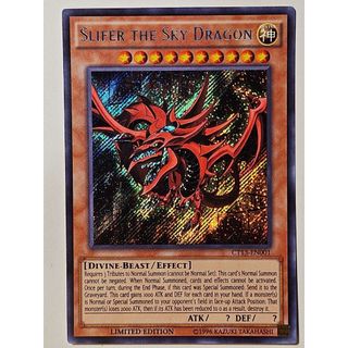 Lá bài thẻ bài Yugioh Thần rồng Osiris Slifer the sky dragon - Secret Rare - Tặng bọc bài nhựa bảo quản