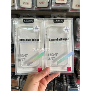 Ốp lưng Likgus lưng Meka trong suốt viền dẻo chống sốc cho iPhone 7 plus/8 plus. 7.8.SE