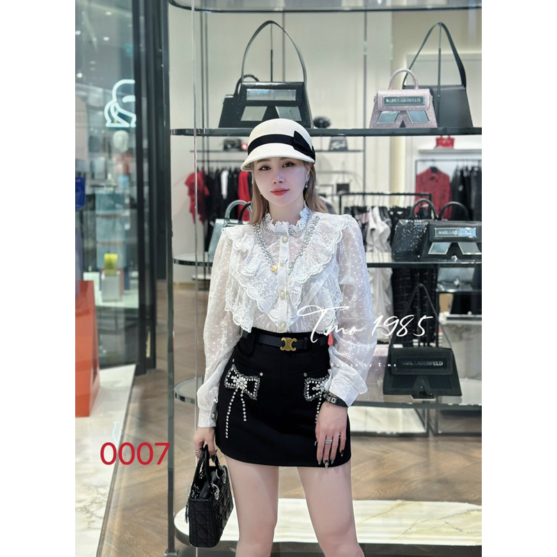 Áo ren kết cườm cao cấp hàng zh xịn xò