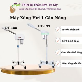 Máy xông hơi 1 cần nóng, máy xông mặt dt-188 dt-199 chính hãng, bảo hành 12 tháng