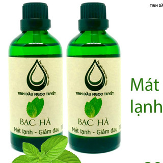 Tinh dầu bạc hà nguyên chất Ngọc Tuyết 200ml - mát lạnh, thư giãn