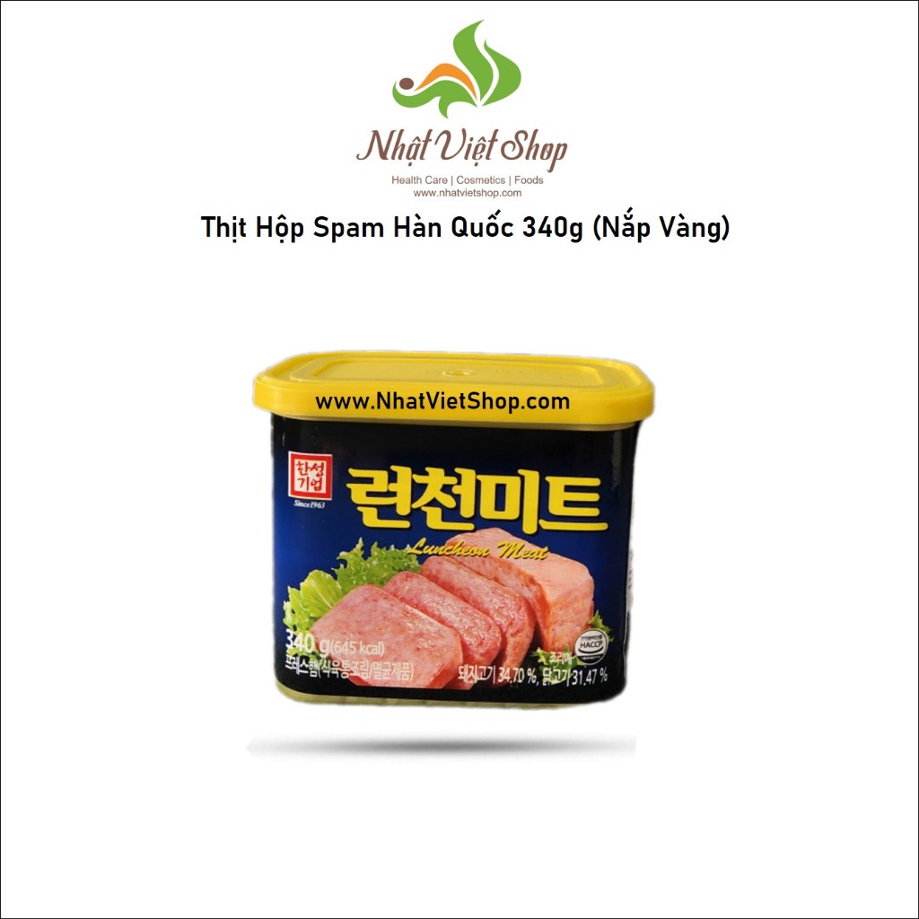 Thịt hộp Spam Hàn Quốc 340g