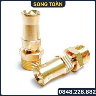 Béc Rửa Xe Tăng Áp Đồng Thau, Đầu Phun Nước Điều Chỉnh Tăng Áp Nước Rửa Xe Vệ Sinh Sân Vườn Ren Ngoài 21