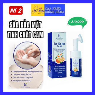 M2 - Sữa rửa mặt tinh chất cam