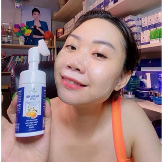M1- Sữa rửa mặt tinh chất cam Lkaori (đầu cọ Silicon mềm) (Chính Hãng)