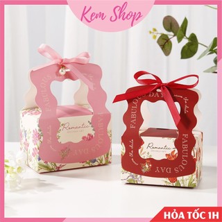 Hộp giấy đựng quà tặng, hộp đựng bánh kẹo cưới, quà cưới - Kemshop K8
