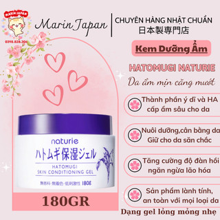 (Có video mua hàng)Kem dưỡng ý dĩ Naturie Skin Conditioning Gel Nhật Bản