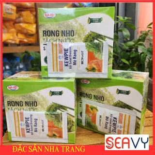 🌿 Rong nho tách nước, tặng nước sốt mè rang ăn cùng, hộp 450 gram - Seavy 🌿