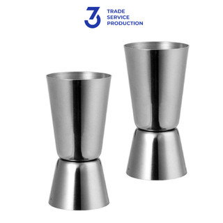 Ly đong, jigger định lượng pha chế 2 đầu inox 100%