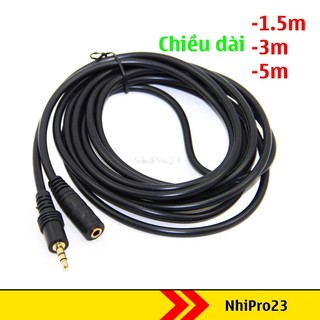 Dây nối dài tai nghe - Cáp âm thanh nối dài jack 3.5mm 1.5m 3m 5m tùy chọn