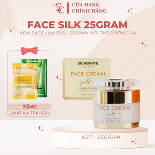 [CHÍNH HÃNG] Kem face Lụa Sica White 25G Hỗ Trợ Làm Mờ Thâm, Giảm Nám, Kiềm Dầu Giúp Da Trở Lên Trắng Sáng