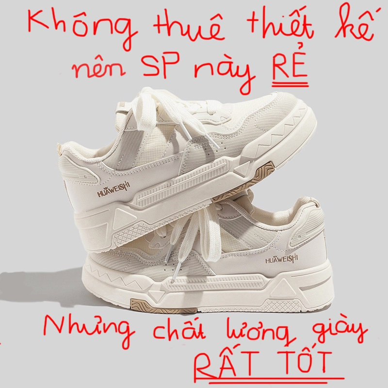 Giày thể thao nữ, dày sneaker nữ hồng trắng xanh đi học đi chơi, giayf nội địa trung HW2007
