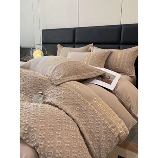 BỘ CHĂN GA GỐI PHI LỤA CAO CẤP MỀM MẠI SET 4 MÓN - Khánh Huyền beddingg