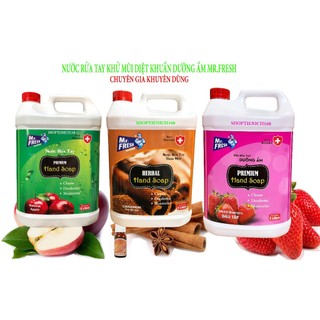  Nước rửa tay khử mùi diệt khuẩn dưỡng ẩm Mr.fresh 5L 