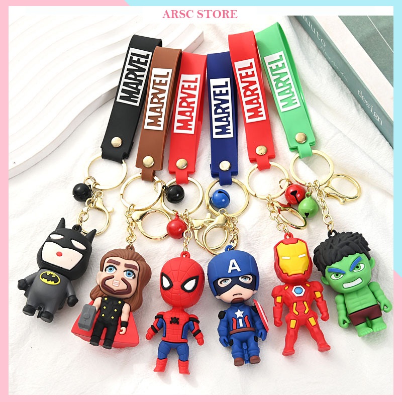 Móc khóa biệt đội Avengers siêu anh hùng Marvel