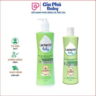 Sữa tắm gội trẻ em Lactacyd Milky - Bảo vệ, Chăm sóc , Nuôi dưỡng Da và Tóc bé Vượt trội. ( Xanh Lá )