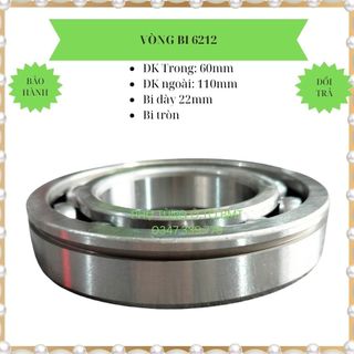 Vòng bi (bạc đạn)  hộp số EQ140, EQ145, Mã 6212 (6212ZN-150212), kích thước 60*120*22