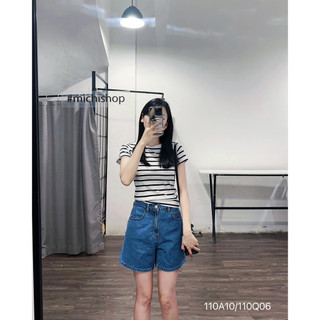 Áo thun cổ tròn basic ngắn tay - 110A10