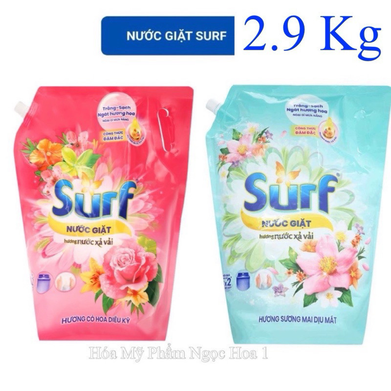 Nước giặt Surf túi 2,9kg (2 hương)