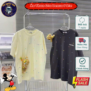 Áo Thun Gấu DENZO 7 Sắc Cổ Tròn 💙 Chất Cotton Co Giãn, Thoáng Mát