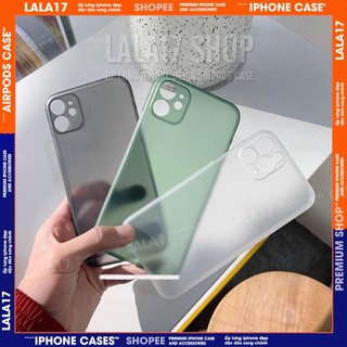 Ốp lưng iphone đẹp siêu mỏng Chống Vân Tay Lụa giấy nhám 6/7/7plus/8/8plus/x/xs/11/12/13/pro/max/plus/promax