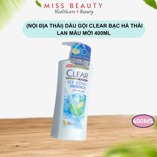 Dầu gội clear bạc hà thái lan mẫu mới 400ml