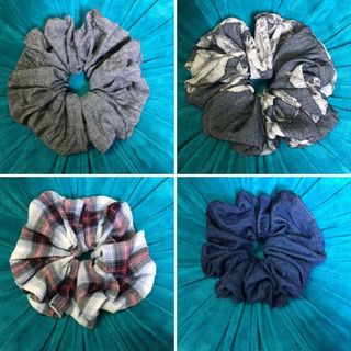 Dây buộc tóc scrunchies nhiều kiểu, nhiêu mẫu, màu sắc thời trang; kiểu dáng đa dạng
