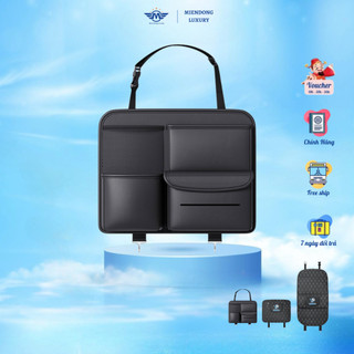 Túi Treo Sau Ghế Ô Tô MIENDONG & LUXURY Có Móc Tựa Đầu Gắn Khăn Giấy Giá Đỡ Điện Thoại Đa Năng