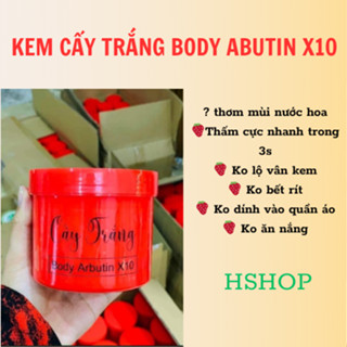 Kem Body Cấy Trắng Arbutin x10 500g  kem ủ siêu trắng